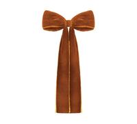 Decorazioni con fiocchi di Natale, ornamenti con fiocco in velluto - 17,7 X 8,6 pollici Ghirlanda con fiocco in velluto grande,per il fascino estetico per topper 'albero vintage per le forniture per l