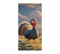 Decorazioni Copertura della porta anteriore Copertura della porta anteriore Turchia Fuga Piano di Natale Copertura della porta di Natale Appeso Banner Porta di Benvenuto Banner Porta Tenda