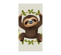 Decorazioni Copertura per porta anteriore Copertura per porta anteriore Bradipo Natale Copertura per porta da appendere Banner per porta di benvenuto Banner per porta