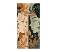 Decorazioni Copertura per porta anteriore Copertura per porta anteriore faccia a faccia Copertura per porta di Natale Appeso Banner per porta di benvenuto Banner per porta tenda
