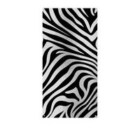 Decorazioni Copertura per porta anteriore Copertura per porta anteriore Stampa Zebra Copertura per porta di Natale Appeso Banner per porta di benvenuto Tenda per porta
