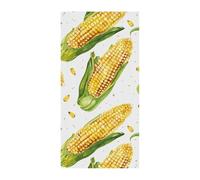 Decorazioni Copertura per porta anteriore Copertura per porta d'ingresso Cartone animato Mais sulla pannocchia Copertura per porta di Natale Appeso Banner Porta di Benvenuto Banner Tenda per porta