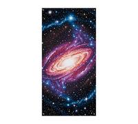 Decorazioni Copertura per porta anteriore Copertura per porta d'ingresso Costellazione Ammassi di stelle Galassie Copertura per porta di Natale Appeso Banner Porta di Benvenuto Banner Tenda per porta