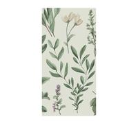 Decorazioni Copertura per porta anteriore Copertura per porta d'ingresso Fiore Verde Erba Foglie Salvia E Rami Copertura per porta di Natale Appeso Banner Porta di Benvenuto Banner Porta Tenda