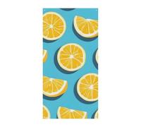 Decorazioni Copertura per porta anteriore Copertura per porta d'ingresso Limone Cunei Copertura per porta di Natale Appeso Banner Porta di Benvenuto Banner Porta Tenda