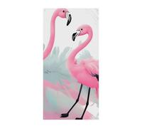 Decorazioni Copertura per porta anteriore Copertura per porta d'ingresso Love Flamingo Natale Copertura per porta da appendere Banner per porta di benvenuto Banner per porta