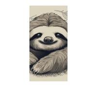 Decorazioni Copertura per porta d'ingresso Bradipo My Spirit Animale Natale Porta Copertura Natale Appeso Banner Porta di Benvenuto Banner Porta Tenda