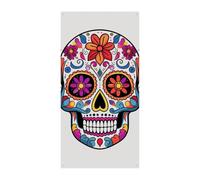 Decorazioni Copertura per porta d'ingresso Copertura per porta anteriore Teschio di zucchero Copertura per porta di Natale Appeso Banner Porta di Benvenuto Banner Tenda per porta