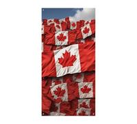 Decorazioni Copertura per porta d'ingresso Copertura per porta d'ingresso Bandiera canadese Copertura per porta di Natale Appeso Banner Porta di Benvenuto Banner Porta Tenda