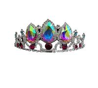 Decorazioni: corone, Accessori for capelli con strass di cristallo multicolore for sposa, tiara, corona, for donne e ragazze