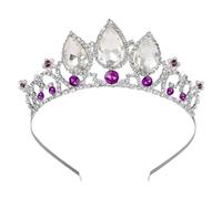 Decorazioni: corone, Accessorio for capelli tiara in cristallo di vetro con gocce d'acqua for la corona nuziale