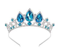 Decorazioni: corone, Accessorio for capelli tiara in cristallo di vetro con gocce d'acqua for la corona nuziale