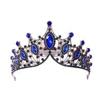 Decorazioni: corone, Tiara barocca Corona multicolore Matrimonio Compleanno Festa Capelli Gioielli Regina Sposa Cristallo