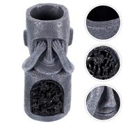 Decorazioni creative per statue giganti dell'isola di Pasqua, statuette in