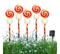 Decorazioni Da Esterno A Di Zucchero Ad Energia Solare E Impermeabile | Luce Da Percorso A Di Zucchero Per Viale Cortile Patio Giardino Prato Sentiero Festa Casa Vacanze