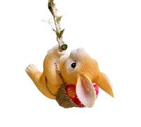 Decorazioni da giardino all'aperto Coniglietti Arrampicati Statue Conigli Appesi Figurine Conigli Sulla Scultura Vite Outdoor Indoor Simulazione Art Decors Figurine Ornamento