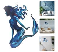 Decorazioni da parete della sirena per patio da giardino e prato interno e