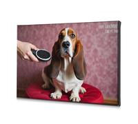 Decorazioni da parete governare il tuo animale domestico è importante per la loro salute. Tela immagine decorativa per bagno piatti decorativi (40 x 60 cm)