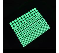 Decorazioni da parete luminose fai da te Glow In The Dark Round Dot Stickers per menti creative