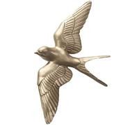 Decorazioni da parete per l'arredamento, Decorazione murale 3D con uccelli volanti sospesi in 3 diverse posizioni, decorazione for la casa, soggiorno, ufficio, regalo for donne, oro, C(Gold,A)