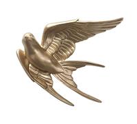 Decorazioni da parete per l'arredamento, Decorazione murale 3D con uccelli volanti sospesi in 3 diverse posizioni, decorazione for la casa, soggiorno, ufficio, regalo for donne, oro, C(Gold,B)
