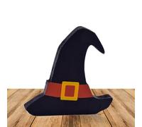 Decorazioni da tavolo di Halloween - di legno | Cappello Pumpkin Ghost Candy Mais Bat | Camera da scrivania ad ingresso vassoio a più livelli | Ornamenti per il centro delle vacanze Display stag