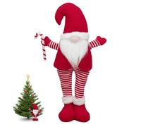 Decorazioni da tavolo di Natale senza volto, con gambe retrattili | Gnomi delle feste, per la casa, la camera da letto, l'ufficio, lo scaffale, il cappotto del camino