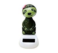 Decorazioni Del Cruscotto Per Auto - Figure Di Danza Solare | Decor In Auto Da Bradipo Solare | Figurine Di Animali Resistenti Alle Intemperie | Accessori Per Interni Automobilistici Creativi Per Uomi