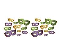 Decorazioni di Carnevale Beistle, 22 pezzi, maschere di carnevale, ritagli di carta da 6,25"" ...