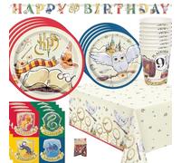 Decorazioni di compleanno di Harry Potter e accessori per feste e stoviglie per 16 ospiti per la tua festa di compleanno di Harry Potter per ragazze o ragazzi
