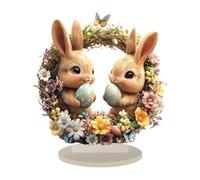 Decorazioni di coniglietti di Pasqua per la casa, decorazione acrilica di coniglietti | ACRILICO ACRILICO CINETTO DECIVIRE CAGNO CATURA | Decorazioni di coniglietti di Pasqua Figurine di decorazioni p