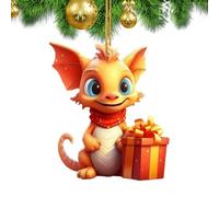 Decorazioni Di Drago Di Natale - Fascino Del Pendente Drago Acrilico 2D | Christmas Dragon Character Ornamenti per Feste Di Vacanze A Casa Matrimoni Di Natale