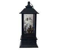 Decorazioni di Halloween Grande decorazione di Halloween a forma di zucca con candela a LED senza fiamma per la decorazione di feste in casa (Black4, 5x5x13cm)