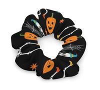 Decorazioni di Halloween per donna Costumi Zucca Teschi Scheletro Elastici per capelli Elastici per capelli senza dolore per uomo Donna e ragazzo Accessori per dreadlock