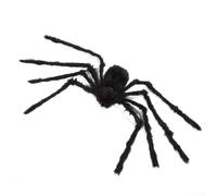 Decorazioni di Halloween per esterni e interni con ragnatela gigante, rete elastica per cortile e giardino, panno per una lunga durata di Halloween (ragno-L)