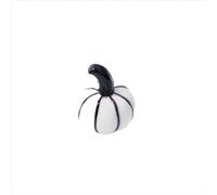 Decorazioni di Halloween per esterni Statua di zucca di cristallo Mini statua di zucca in vetro soffiato a mano, decorazioni vegetali adatte per il Ringraziamento oggetti di scena di Halloween (E, 4x3