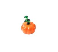 Decorazioni di Halloween per esterni Statua di zucca di cristallo Mini statua di zucca in vetro soffiato a mano, decorazioni vegetali adatte per il Ringraziamento oggetti di scena di Halloween (C, 4x3