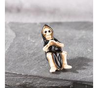 Decorazioni di Halloween per interni, piccoli ornamenti di Halloween, testa resurrezione, festival, ornamenti in resina, decorazione da tavolo per la casa, zucche (E, 1 x 3, 5 cm)