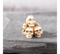 Decorazioni di Halloween per interni Piccoli ornamenti di Halloween Testa Resurrezione Festival Ornamenti in resina Decorazione da tavolo per la casa Zucche (Q, 2. 5x2. 5cm)
