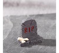 Decorazioni di Halloween per interni, piccoli ornamenti di Halloween, testa resurrezione, festival, ornamenti in resina, decorazione da tavolo per la casa, zucche (H, 2. 8 x 3 cm)