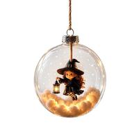 Decorazioni di Halloween per l'Albero 8 Cm Luminosa Infrangibile Alimentata