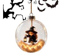 Decorazioni di Halloween per l'Albero 8 Cm Luminosa Infrangibile Alimentata