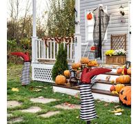 Decorazioni di Halloween per le gambe delle streghe, paletti per le gambe delle streghe - Decorazione per oggetti di scena 2X | Ornamento capovolto con di spettrali da inserire nel terreno del g