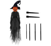 Decorazioni di Halloween per streghe all'aperto, pali di streghe - Decorazione di Halloween delle streghe all'aperto - Streghe urlanti, sensore attivato dal suono, decorazione