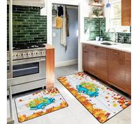 Decorazioni di Halloween, tappetino per interni e autunnali, con texture morbida, tappeto decorativo per la casa, caldo, per il Ringraziamento, riunioni di Halloween, base antiscivolo, ragno facile (D