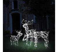 Decorazioni di Natale a Forma di Renne 3 pz 229 LED