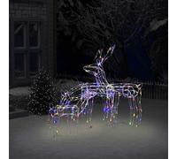 Decorazioni di Natale a Forma di Renne 3 pz 229 LED