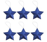 Decorazioni Di Natale Blu Mezzanotte Glitter / Palle Semplici A Cuore Gocce