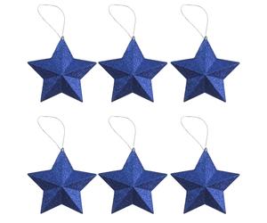 Decorazioni Di Natale Blu Mezzanotte Glitter / Palle Semplici A Cuore Gocce