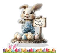 Decorazioni di Pasqua Coniglio Centro Tavola Pasqua Acrilico 2D